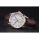 Tag Heuer Carerra Calibre 6 White Dial Red Numbers Brown Leather Band  622161