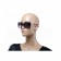 Cartier Panthere Decor Black Frame Red Temples Sunglasses 308262