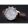 Omega DeVille Silver Bezel with White Dial and Brown Leather Strap  621566