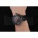 Blancpain Fifty Fathoms Speed Command Carbon Fiber Dial With Red Markings Black PVD Case Black Leather Strap 1453775