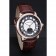 Cartier Ronde Louis White Dial Brown Leather Strap 621976