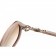 Cartier Golden Logo Detail Dark Red And Beige Frame Sunglasses 308275
