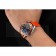 Omega Seamaster Planet Ocean GMT Orange Dial Orange Leather Band   622395