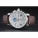 Montblanc Twinfly Chronograph White Dial Brown Leather Bracelet 1454117