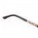 Hermes Large Oversized Black Frame Sunglasses with Metallic Logo 308101