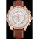 Breitling Bentley Motors Speed Gold Case White Dial Brown Leather Bracelet 622233
