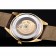 Omega Tresor Master Co-Axial White Dial Gold Case Brown Leather Strap