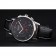 Longines Column Wheel Black Dial Silver Stainless Steel Case Black Leather Strap