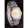 Rolex Datejust Polished Stainless Steel Orange Flowers Dial Diamond Plated