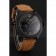 Swiss Panerai Luminor GMT Carbotech Black Dial Black Case Brown Leather Strap