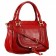Chloe Marcie Satchel Crossbody Bag Dark Red