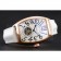 Franck Muller Casablanca White Croco Leather Strap White Dial 80283