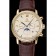 Omega De Ville Moonphase Gold Dial And Case Brown Leather Bracelet  1454228