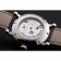Patek Philippe Complications Moonphase Tourbillon Black Dial Stainless Steel Case Black Leather Strap