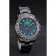 Rolex Daytona Black Ion Plated Tachymeter Black Stainless Steel Strap Green Dial 80246