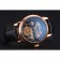 Patek Philippe Dual Time Moonphase Tourbillon Black Skeletonised Rose Gold Case Black Leather Strap