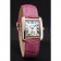 Cartier Tank MC Gold Case White Dial Pink Leather Strap  622176
