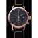 Hamilton Navy Pioneer Chrono Black Dial Rose Gold Case Black Leather Strap