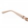 Hermes Oversized Round Frame Beige Sunglasses 308098