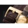 Montblanc Chronograph White Dial Brown Leather Bracelet Gold Case 1454113