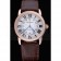 Swiss Cartier Ronde Solo Gold Case White Dial Roman Numerals  622201