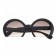 Miu Miu Cut Off Round Brown Frame Sunglasses 308445