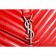 Saint Laurent College Monogram Patent Leather Medium Red Bag 18927014