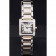 Cartier Tank Francaise 22mm White Dial Stainless Steel Case Two Tone Bracelet