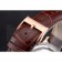 A. Lange & Sohne Lange 1 White Dial Rose Gold Case Brown Leather Strap