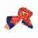 Hermes Horse Head Print Scarf Orange 621787