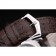 Patek Philippe Swiss Calatrava Ribbed Bezel Brown Dial Brown Leather Strap 7658