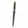 Christian Dior Gold Rimmed Fully Embossed Plum Slim Ballpoint Pen  622755