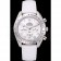 Omega Speedmaster Chronograph White Dial White Leather Bracelet  622452