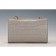 Saint Laurent Medium Tassel Crocodile Leather Clutch Bag Grey