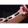 Swiss Cartier Ballon Bleu de Cartier White Dial Diamonds Case Pink Leather Bracelet  622553