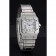 Swiss Cartier Santos White Dial Stainless Steel Case And Bracelet  622882