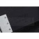 U-Boat 1001 White On Black Dial Stainless Steel Case Rubber Bracelet  622706