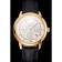 Swiss Vacheron Constantin Traditionnelle Power Reserve White Dial Gold Case Black Leather Strap