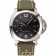 Panerai Luminor 1950 3-Days GMT Silver Case Black Dial Green Bracelet 1454016