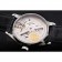 Swiss IWC Portuguese White Dial Gold Numerals Silver Case Black Leather Bracelet 1453908