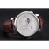 A. Lange & Sohne Grand Lange 1 Moon Phase White Dial Stainless Steel Case Brown Leather Strap