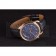 Hermes Classic Croco Leather Strap Navy Dial 801404