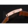 Hermes Heure H Rose Gold Bezel Orange Leather Strap White Dial 80234