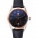 Tag Heuer Carerra Calibre 6 Black Dial Rose Gold Black Leather Band  622163