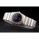 Omega Swiss Constellation Jewelry Diamond Case Radial Emblem Black Dial  98113