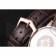Patek Philipe Calatrava Roze Gold Polished Bezel Brown Leather Bracelet 801430