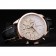 Breitling Transocean White Dial Black Leather Strap Rose Gold Bezel 98206