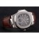 Patek Philippe Nautilus Gray Dial Stainless Steel Case Brown Leather Strap