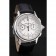 Swiss Patek Philippe 5170J Chronograph White Dial Stainless Steel Case Black Leather Strap