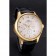 Swiss IWC Portugieser Perpetual Calendar White Dial Gold Case Black Leather Strap